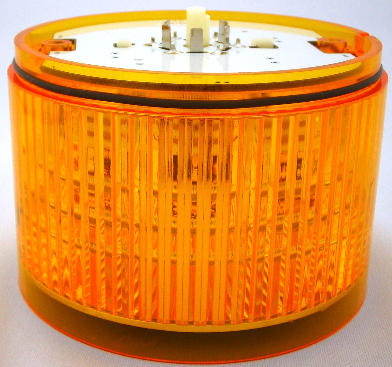 メーカー直売 パトライト LED積層信号灯付き電子音報知器 色:赤 黄 LKEH-220FA-RY