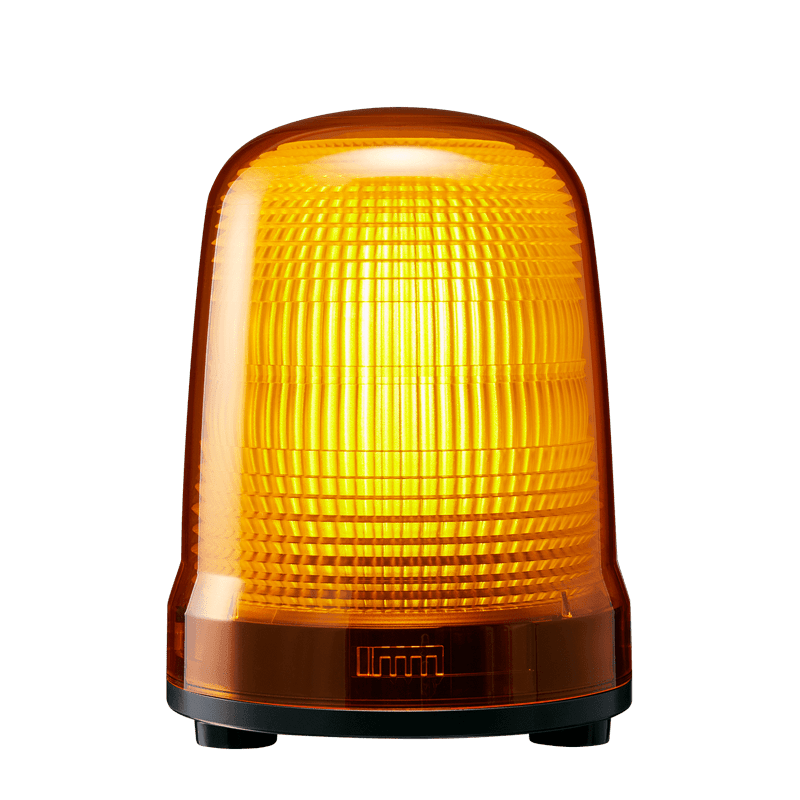 パトライト PATLITE 表示灯 SL10-M1JN-Y Φ100 DC12?24V 発光パターン（3種） 黄色 キャブタイヤコード・3点 - 2