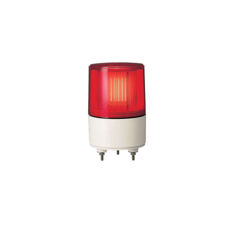 パトライト PATLITE LEDフラッシュ表示灯 LFH-M2-R Φ100 赤 - 4