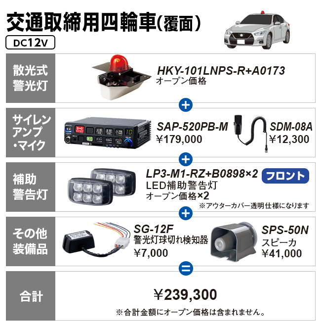 交通取締四輪車（覆面）