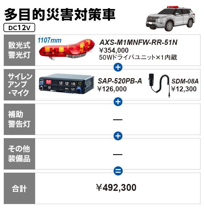 多目的災害対策車