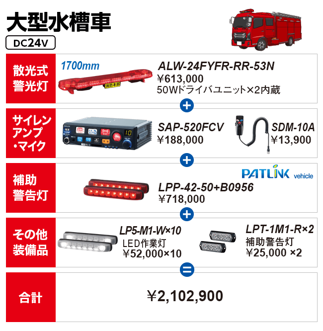 大型水槽車