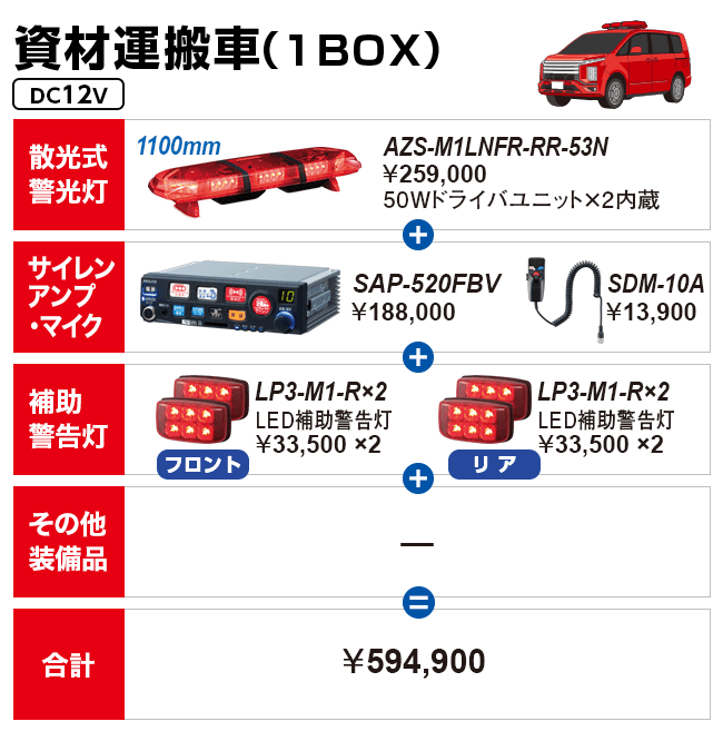 資材運搬車（1BOX）