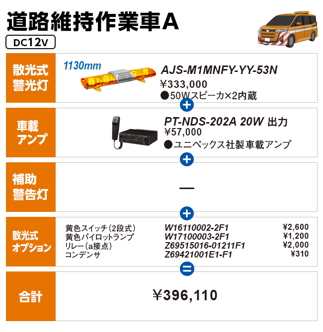 道路維持作業車A