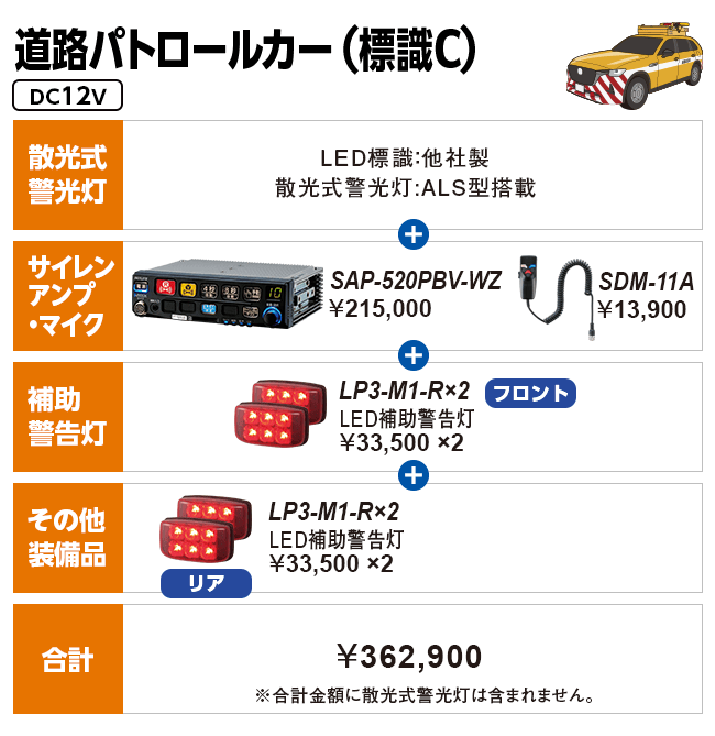 道路パトロールカー（標識C）
