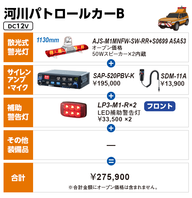 河川パトロールカーB