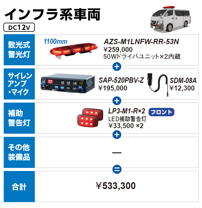 インフラ系車輌