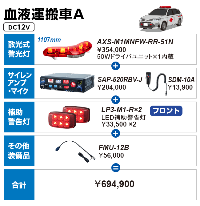 血液運搬車A