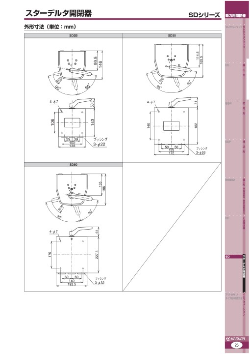 dcatal_動力・ホイスト用押ボタン開閉器